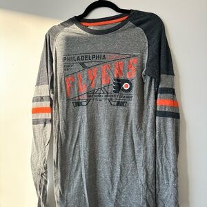 Philadelphia Flyers Gray Long Sleeve Shirt